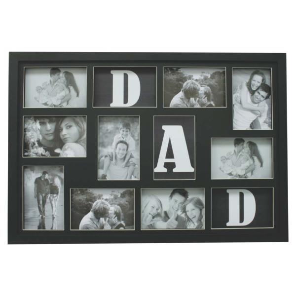 Painel Bee Collection Words Dad 9 Fotos 10x15cm Preto Kapos