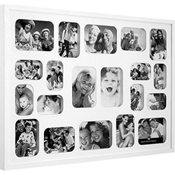 Painel de Fotos Plus 9 (73x103x4,5cm) Branco para 20 Fotos - Artimage