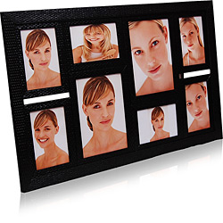 Painel de Fotos TRL (30x43x71cm) Preto para 8 Fotos - HG