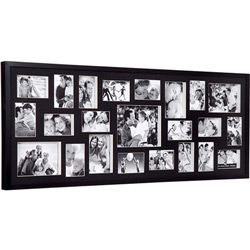 Painel de Fotos Widescreen 1 (10x15cm) Preto para 23 Fotos - ArtImage