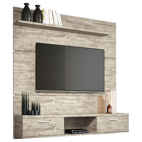 Painel para Tv Hb Móveis Flat Plus 1.6 Aspen - Hb Móveis