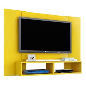 Painel para Tv Navi Amarelo - Móveis Bechara - Amarelo