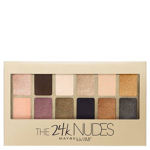 Tudo sobre 'Paleta de Sombra Maybelline - The 24k Nudes Palette Gold'