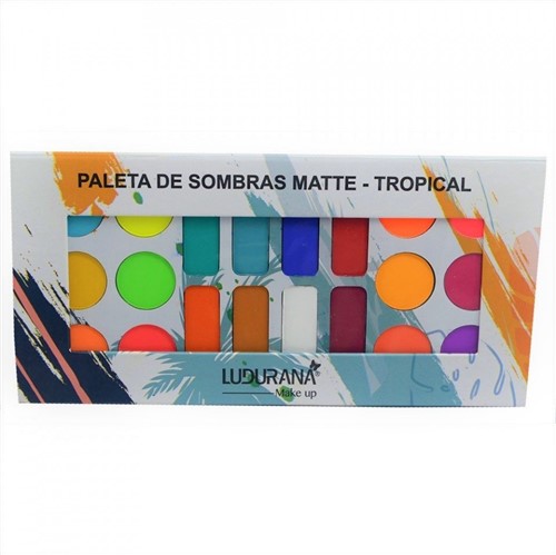 Paleta de Sombras Matte Tropical - Ludurana - M00038