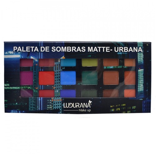 Paleta de Sombras Matte Urbana- Ludurana - M00037