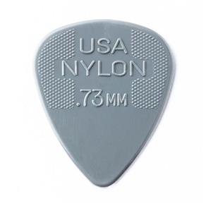 Palheta Dunlop Nylon Standard 0,73mm - Cinza