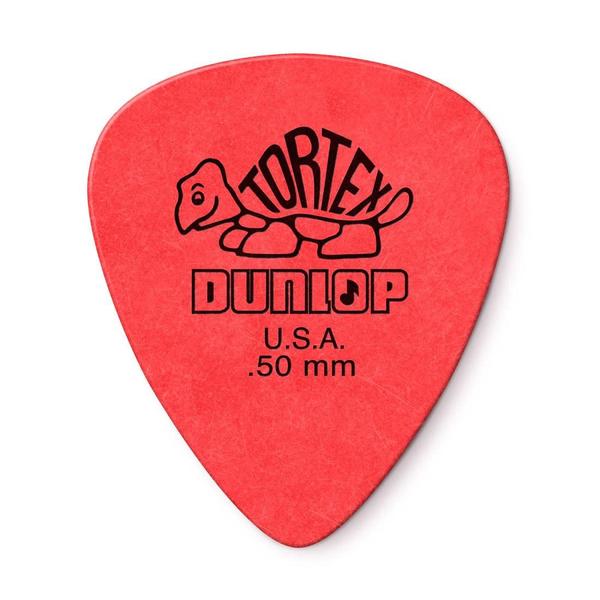 Palheta Dunlop Tortex 0,50MM - Vermelha