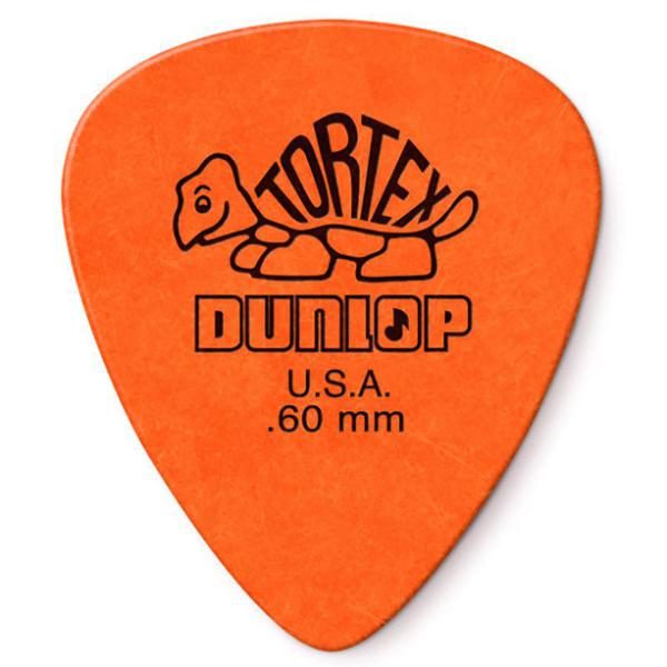 Palheta Dunlop Tortex 0.60MM Laranja 418R.60