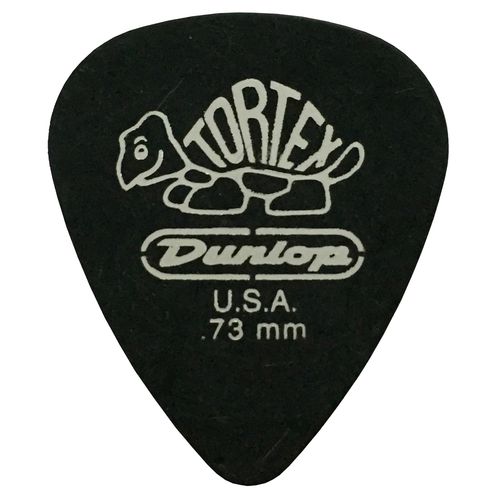 Palheta Dunlop Tortex Preta 0.73mm