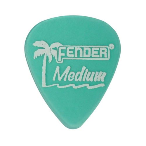 Palhetas Fender California Series - Kit com 12 Palhetas Medium (Verde)