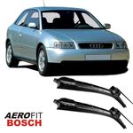 Palhetas Limpador Parabrisa Bosch Aerofit Par - Audi A3 1998 - Af340