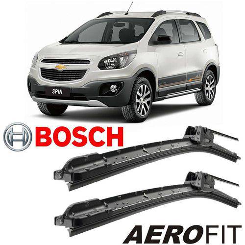 Tudo sobre 'Palhetas Limpador Parabrisa Bosch Aerofit Par - Chevrolet Spin 2014 - Af323'