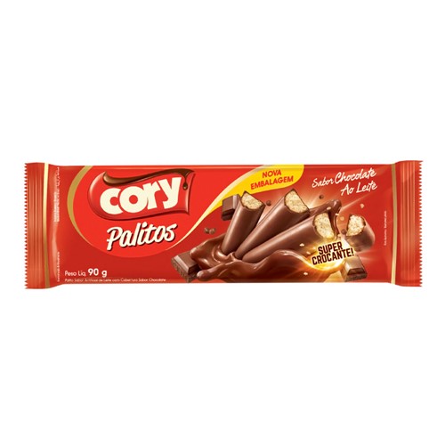 Palitos Chocolate ao Leite Cory 90g