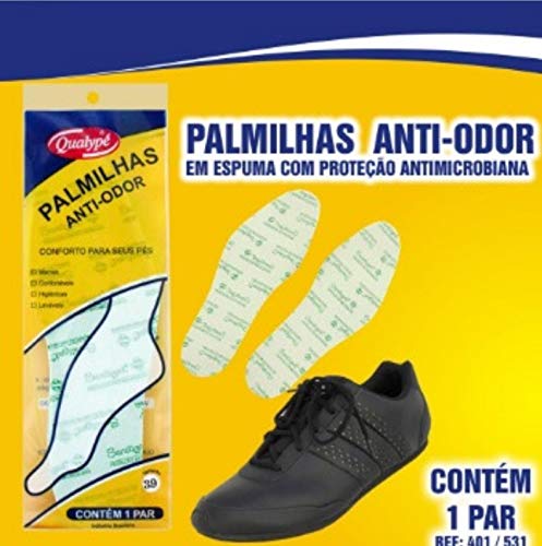 Palmilha de Espuma - Anti Odor Bactericida - Latex de EVA - Tam 34