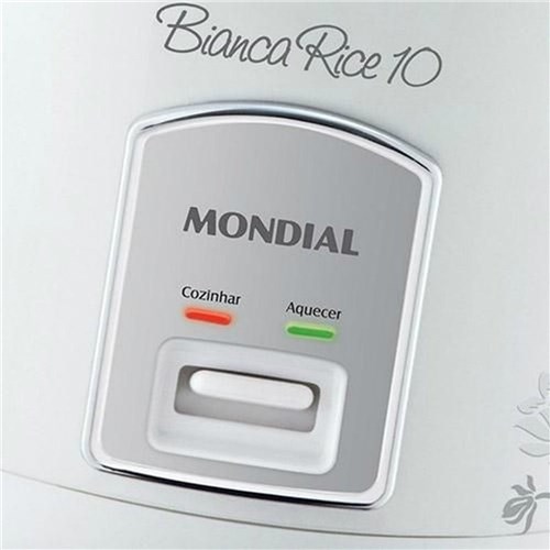 Panela de Arroz Elétrica Mondial Bianca Rice 10 Pe-10 Branco