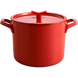 Panela de Cerâmica 25cm Vermelho Infinite AmpliCook 7 Litros - Electrolux