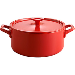 Panela de Cerâmica 29cm Vermelho Infinite Amplicook Alta 6,5 Litros - Electrolux