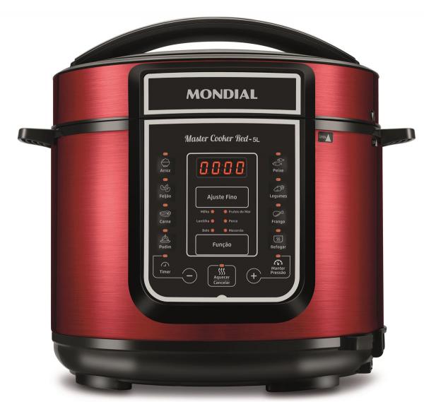 Panela de Pressão Elétrica Mondial Master Cooker Red PE-39