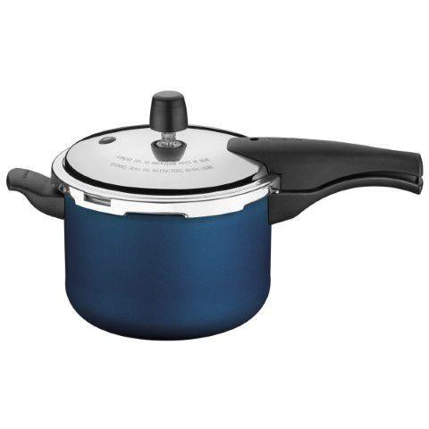 Panela de Pressão Tramontina Vancouver em Alumínio Azul 20 Cm 4,5 L