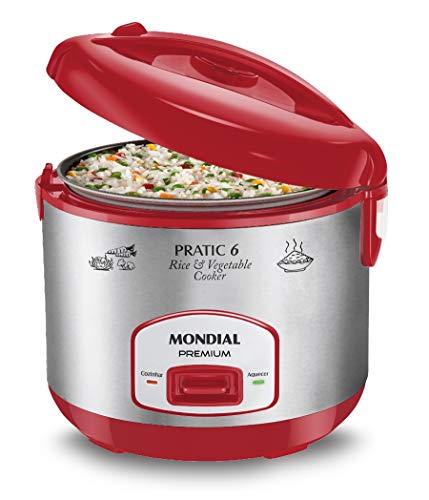 Panela Elétrica Pratic Rice 6 RED Premium, Mondial, PE-35.