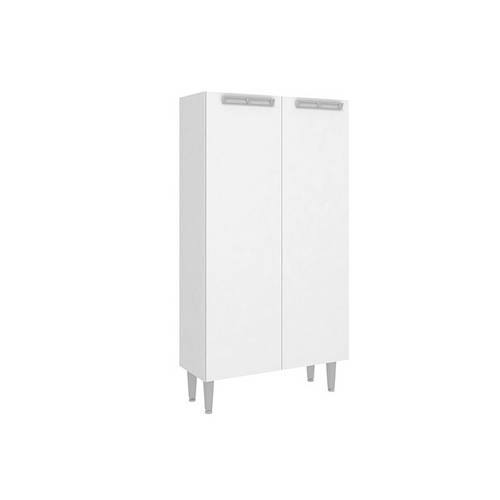 Paneleiro com 2 Portas CZ701 - Art In Móveis - Branco com Branco