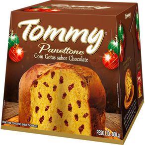Panetone Gotas de Chocolate Tommy 400g
