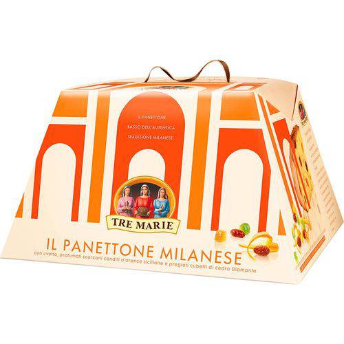 Tudo sobre 'Panetone Italiano Milanese Tre Marie 1kg'