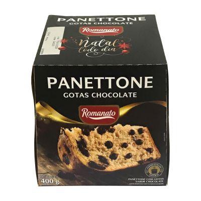 Panettone C/ Gotas de Chocolate 400g Romanato