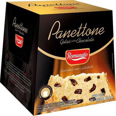 Panettone com Gotas de Chocolate Romanato 400g