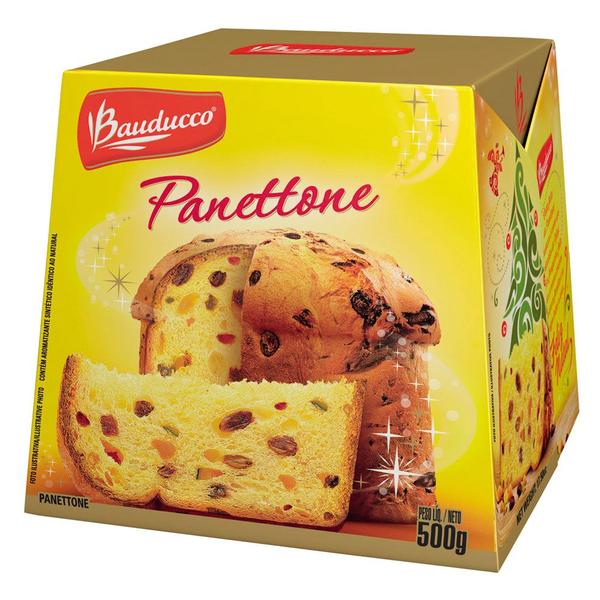 Panettone Frutas Cristalizadas 500g - Bauducco