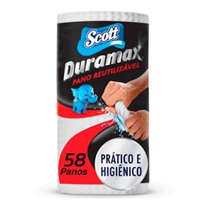 Pano de Limpeza Multiuso Scott Duramax - 58 Unidades