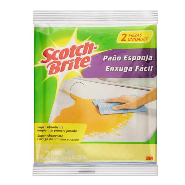 Pano Scotch Brite Enxuga Facil 2 Unidades - Scotch-Brite