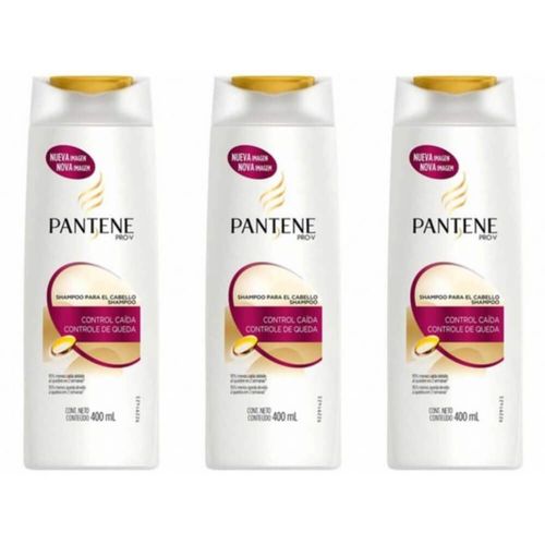 Pantene Controle de Queda Shampoo 400ml (kit C/03)