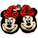 Pantufa Adulta Vermelho Minnie Mouse Disney Tamanho 34/35