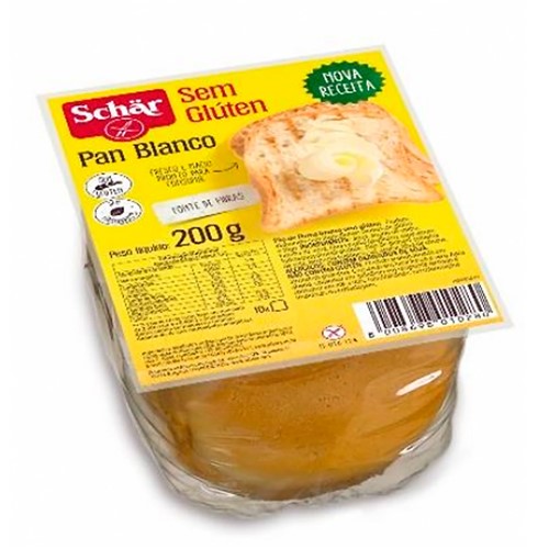 Pão de Forma Schär Pan Blanco com 200g Sem Glúten