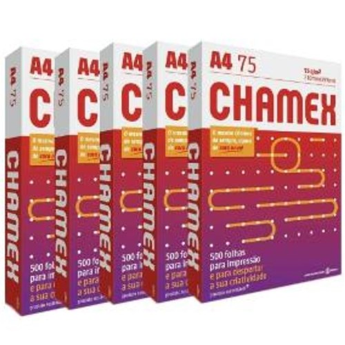 Papel A4 Chamex C/ 500 Folhas 75G