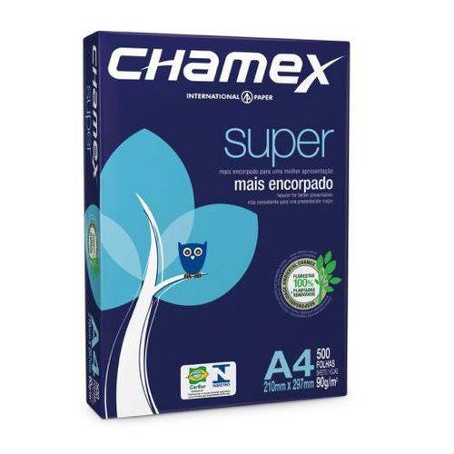 Papel Chamex 500 Folhas Super Mais Encorpado A4 90 Gr