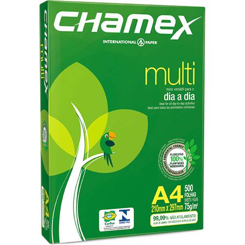 Tudo sobre 'Papel Chamex Multi A4 75g - 500 Folhas - Chamex'