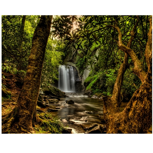 Papel de Parede Adesivo Paisagem Cachoeira 7,3m² Natureza 71