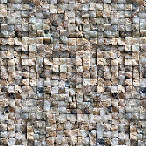 Papel de Parede 3D Pedras Canjiquinha Vinílico - C4661