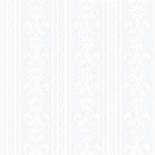Tudo sobre 'Papel De Parede Relevos Bobinex - Listra Arabesco Branco (3400) 52cm X 10mts'