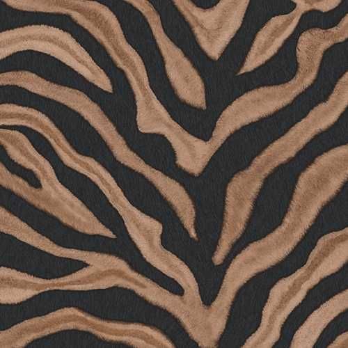 Tudo sobre 'Papel de Parede Vinílico Estampa com Motivo de Zebra em Tons Marrom e Preto - Natural Fx (g67490)'