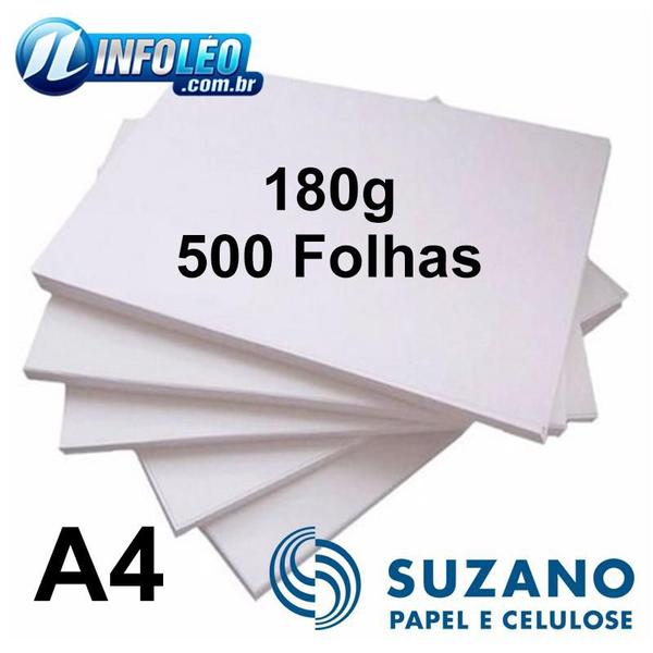 Papel Offset Suzano 180g A4 com 500 Folhas