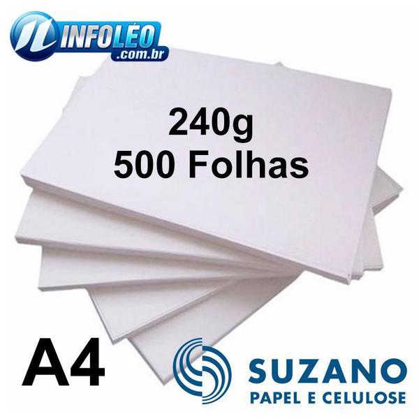 Papel Offset Suzano 240g A4 com 500 Folhas