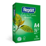 Papel Report A4 Color Verde Pacote Com 500 Folhas