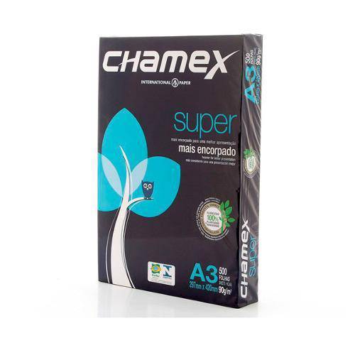 Papel Sulfite A3 CHAMEX - 90g-500-folhas