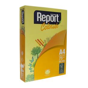 Papel Sulfite A4 Amarelo com 500 Folhas Report