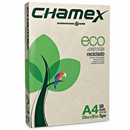 Papel Sulfite A4 Chamex Eco 500 Folhas 994890