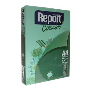 Papel Sulfite A4 Verde com 500 Folhas Report