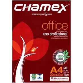 Papel Sulfite Chamex 75g 210x297 Office A4